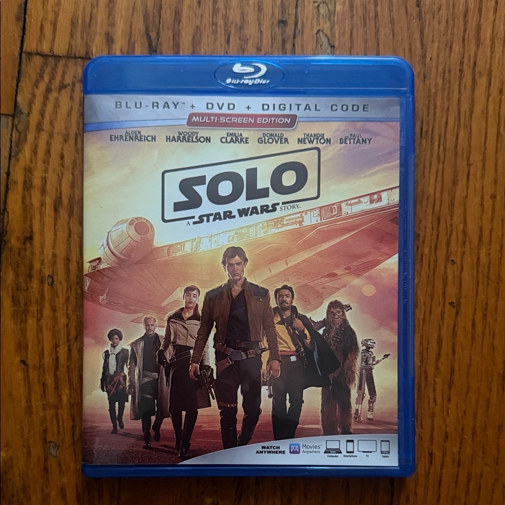 Star Wars Solo Blu-ray - Blue and White